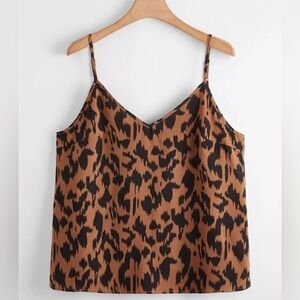 Leopard Print Camisole Top